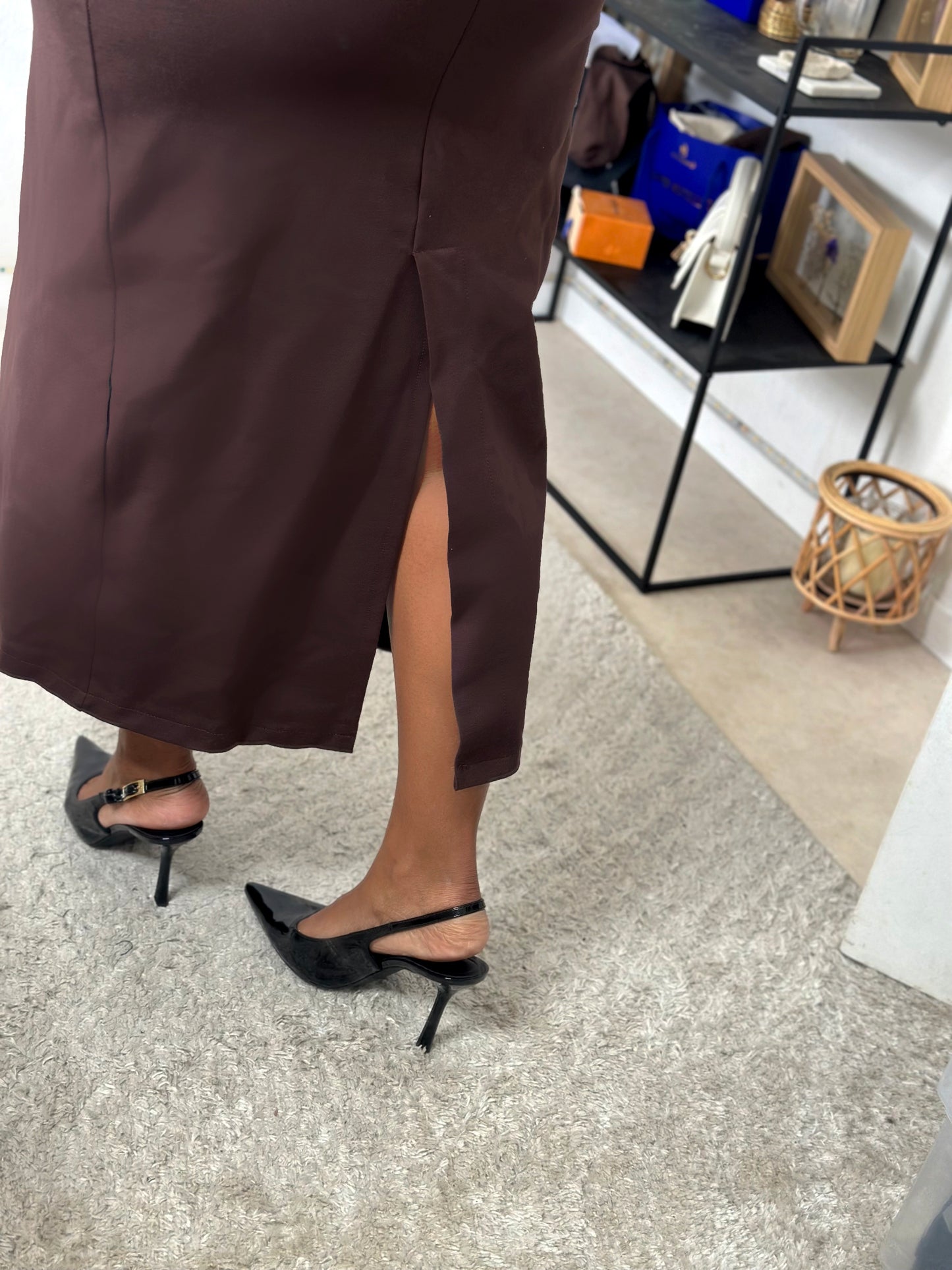 Robe YENOLA marron