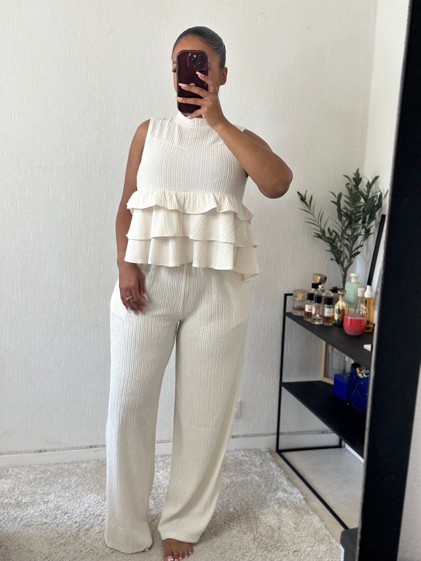 Ensemble texturé AMEL nude