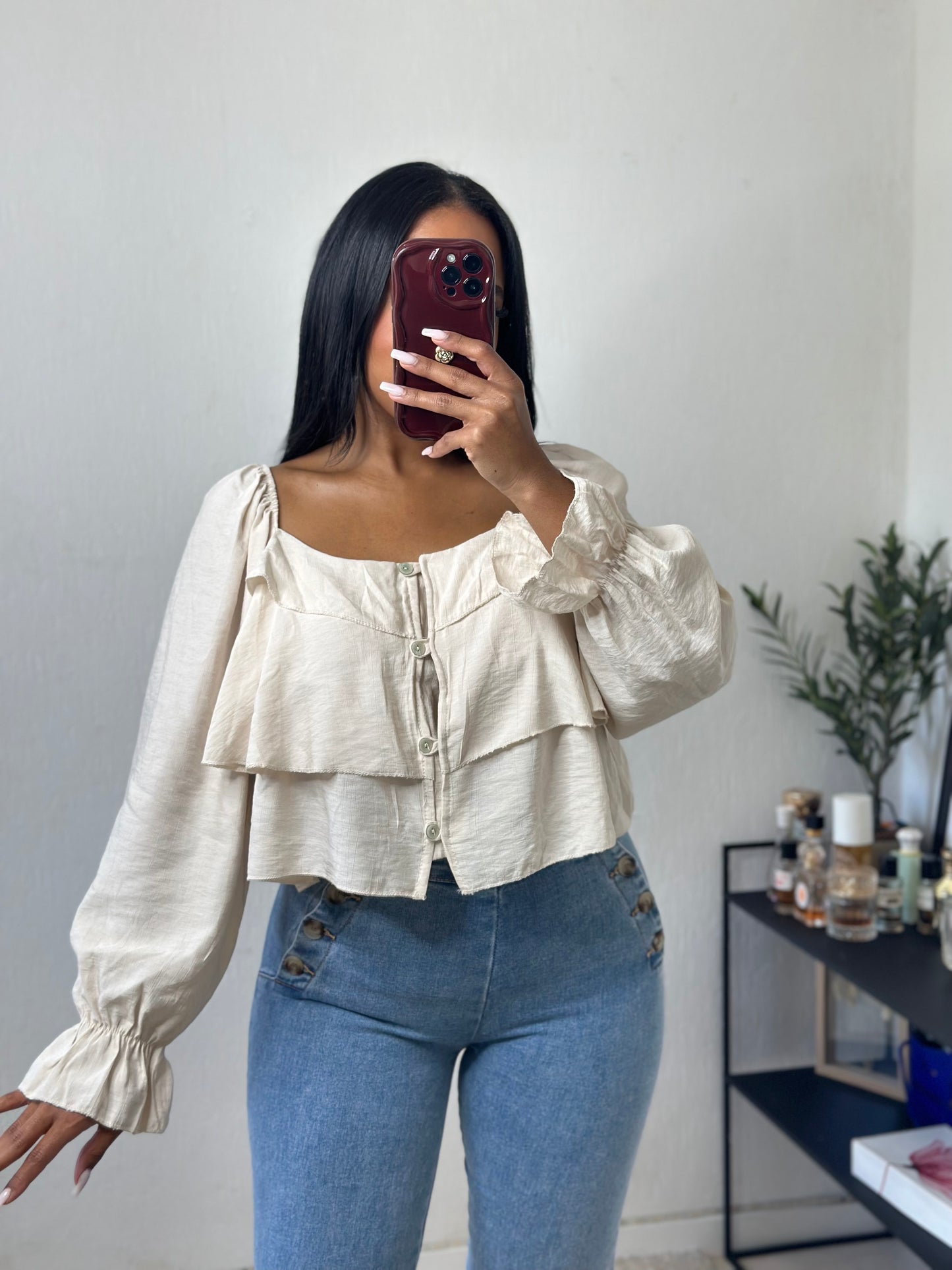Blouse JIHAN nude
