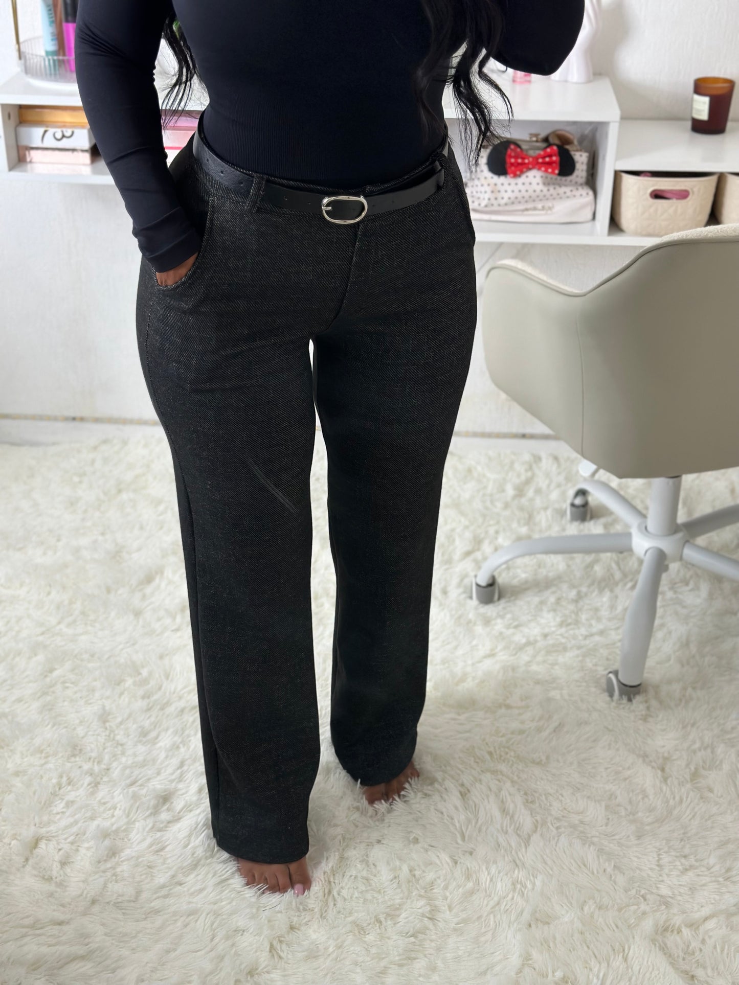 Pantalon extensible classe