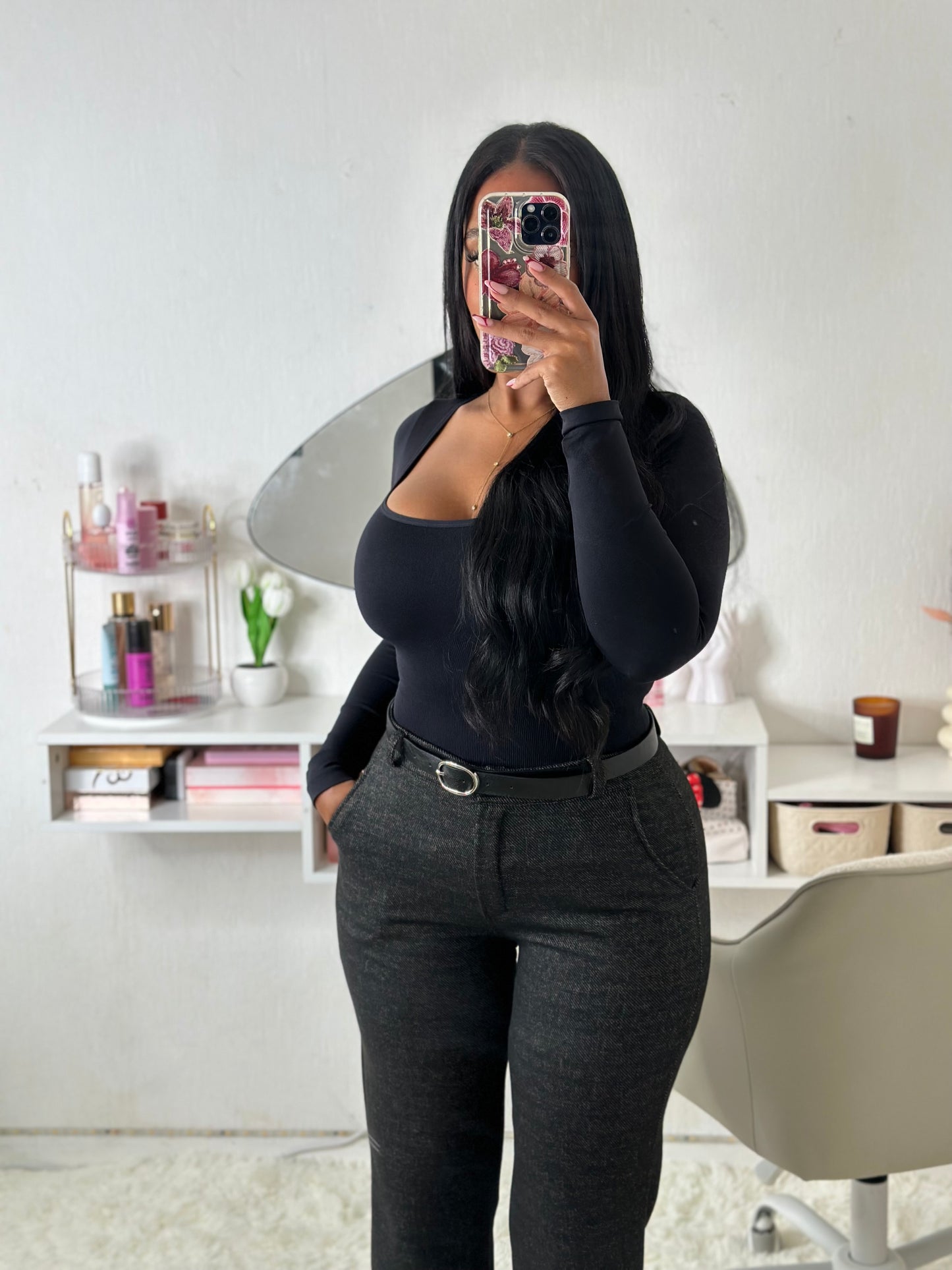 Pantalon extensible classe