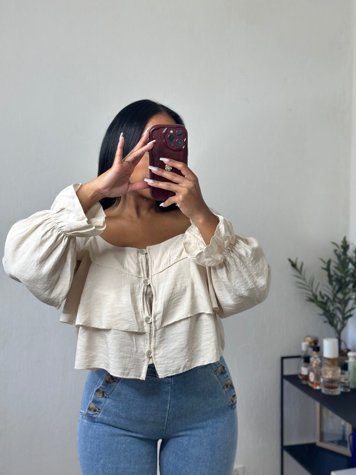 Blouse JIHAN nude