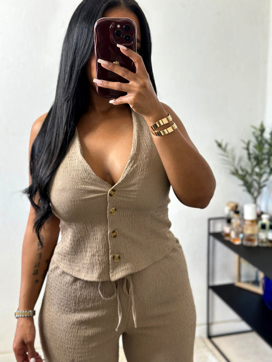 Ensemble inspi Zara Taupe