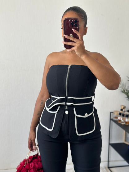 Ensemble stretch VERA noir