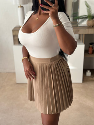 Jupe MILENE camel