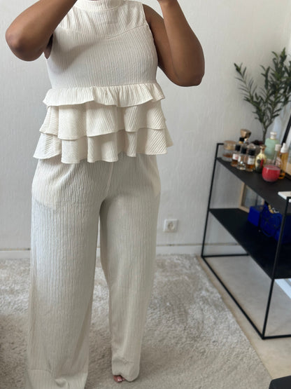 Ensemble texturé AMEL nude