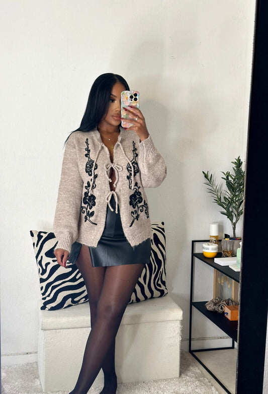 Gilet CHRISTINA taupe