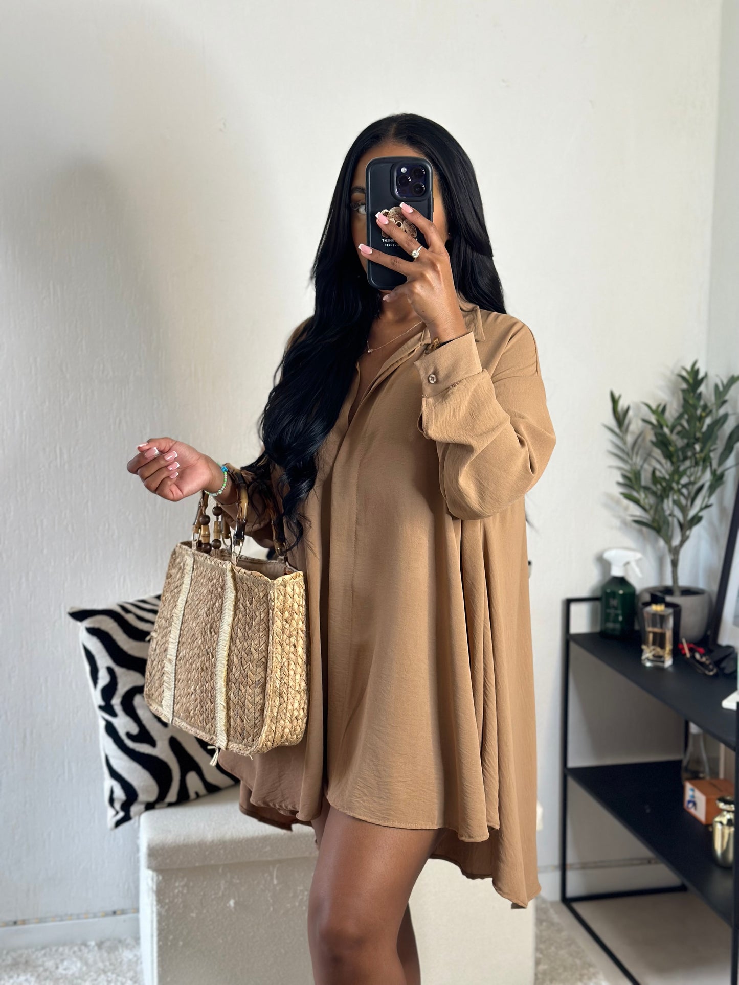 Robe/tunique LAURIANA camel