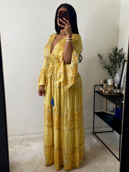 Robe AZALÉE jaune