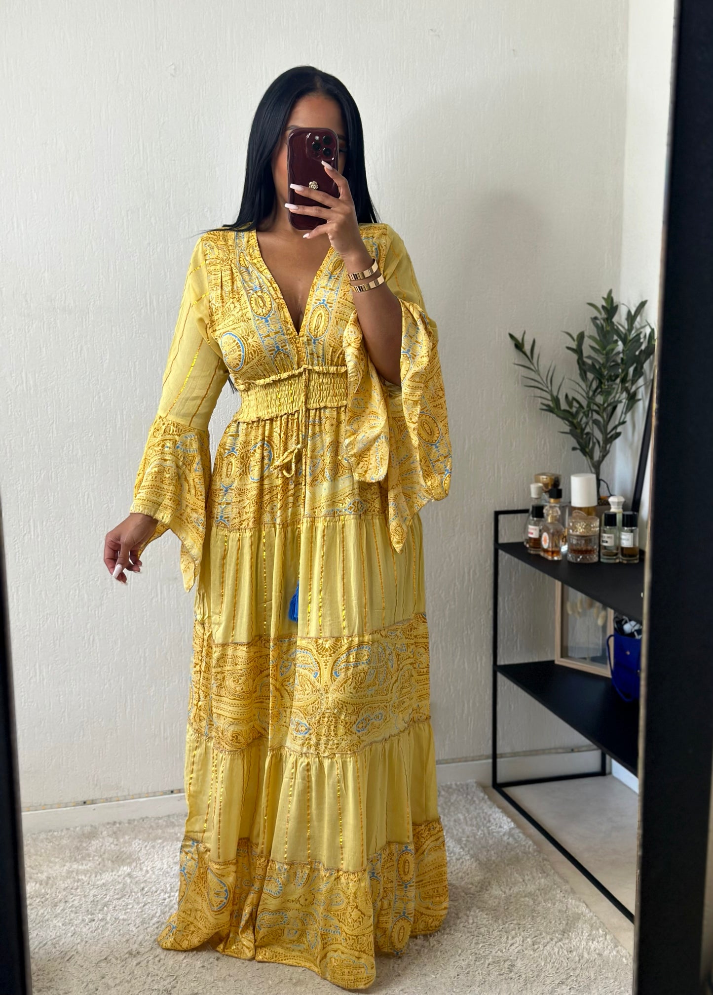 Robe AZALÉE jaune