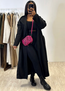 Sac Sacoche en cuir BEA rose (les iphones rentrent a l’intérieur)