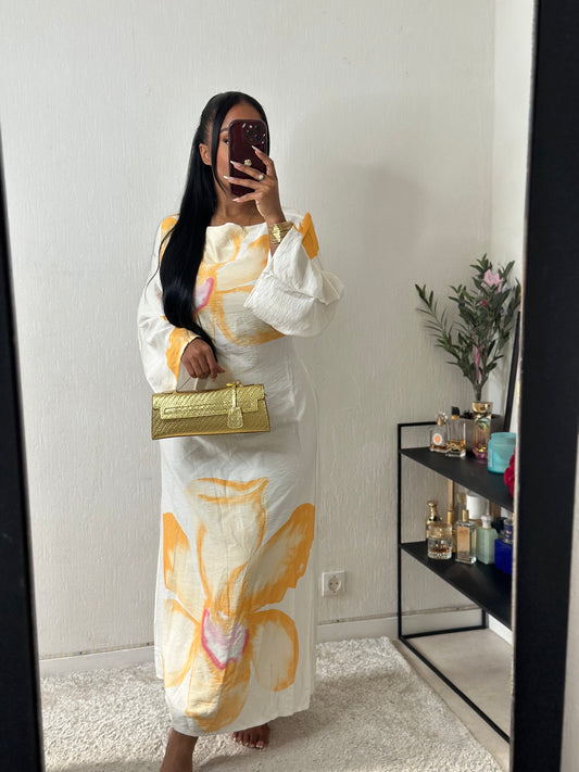 Robe INES jaune