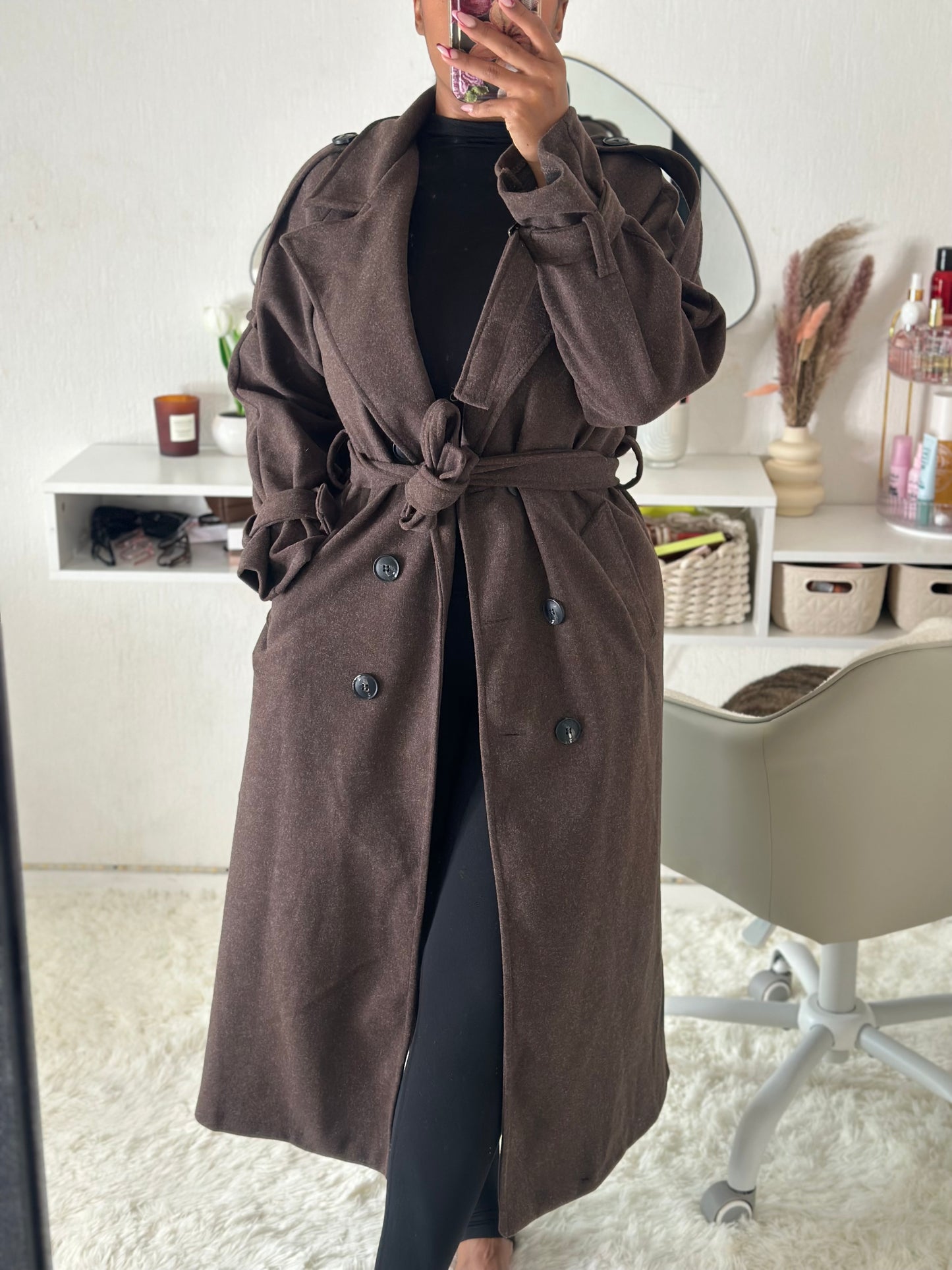 Trench AÏSSATA marron