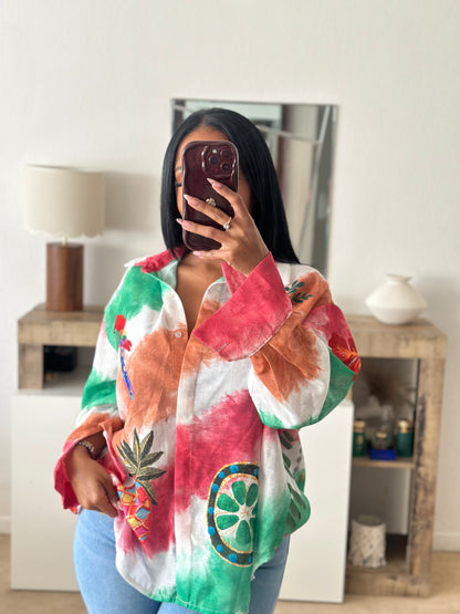 Chemise façon Lin RIO