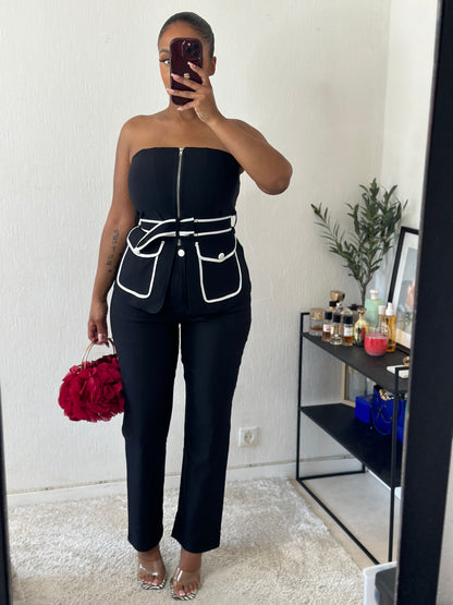 Ensemble stretch VERA noir