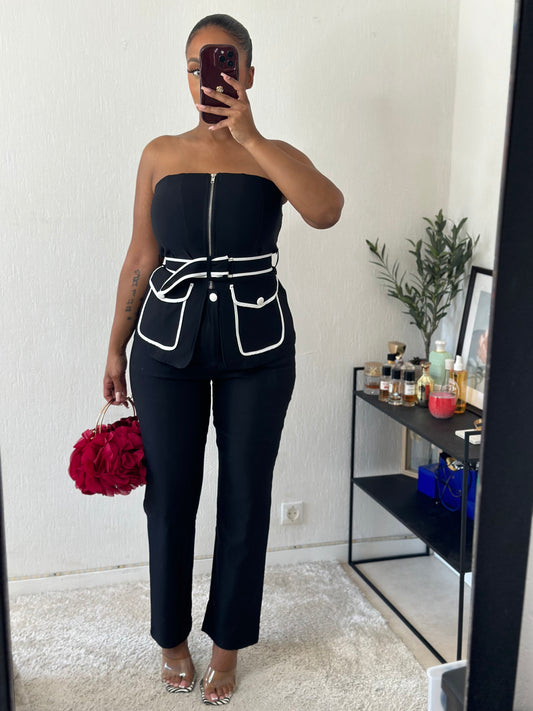 Ensemble stretch VERA noir