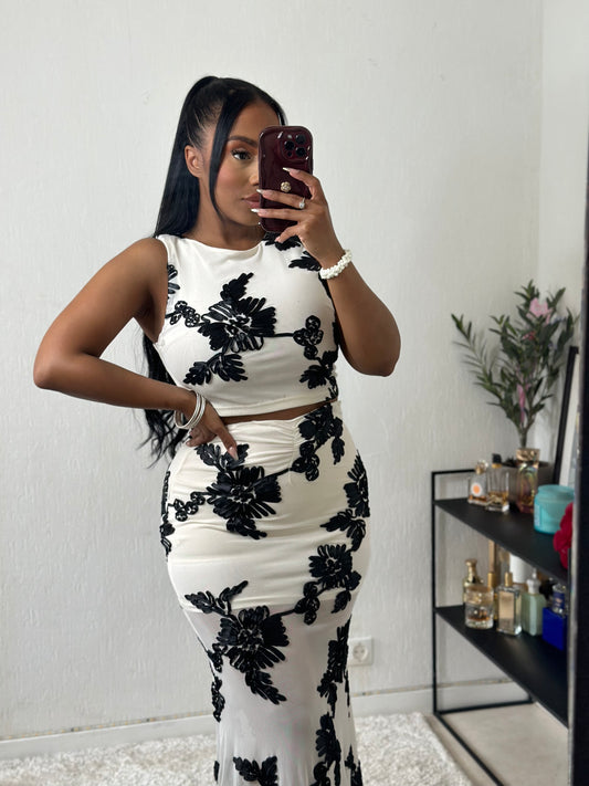 Ensemble FELI crème extensible