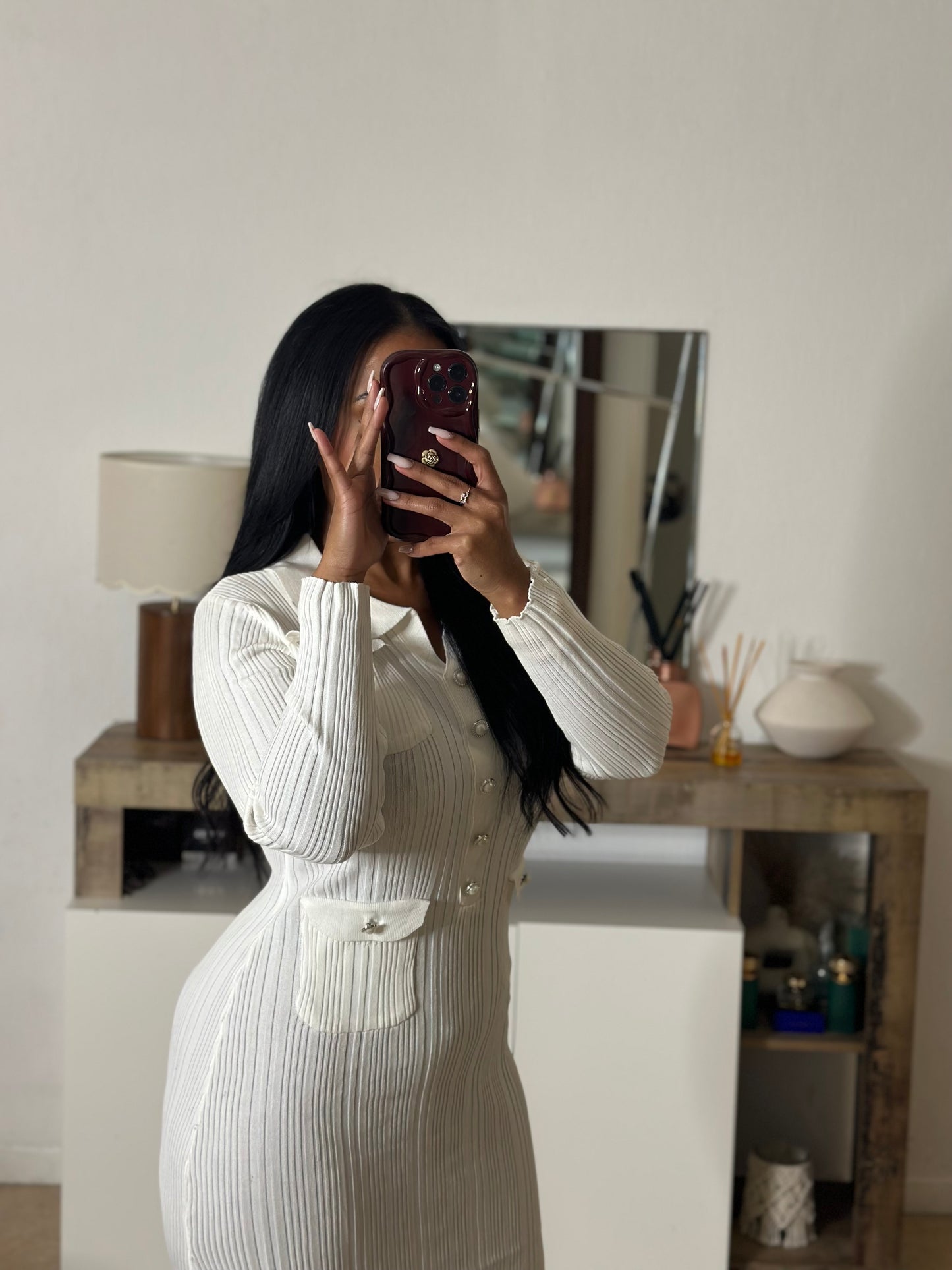 Robe DENISE blanche