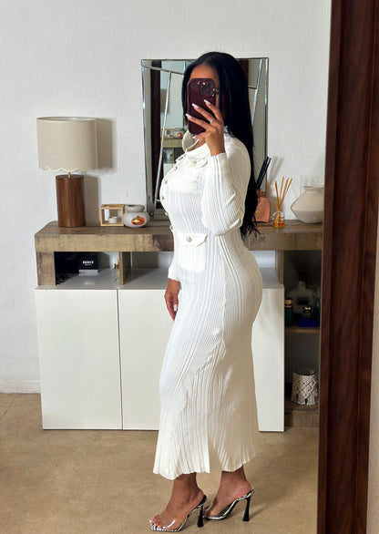 Robe DENISE blanche