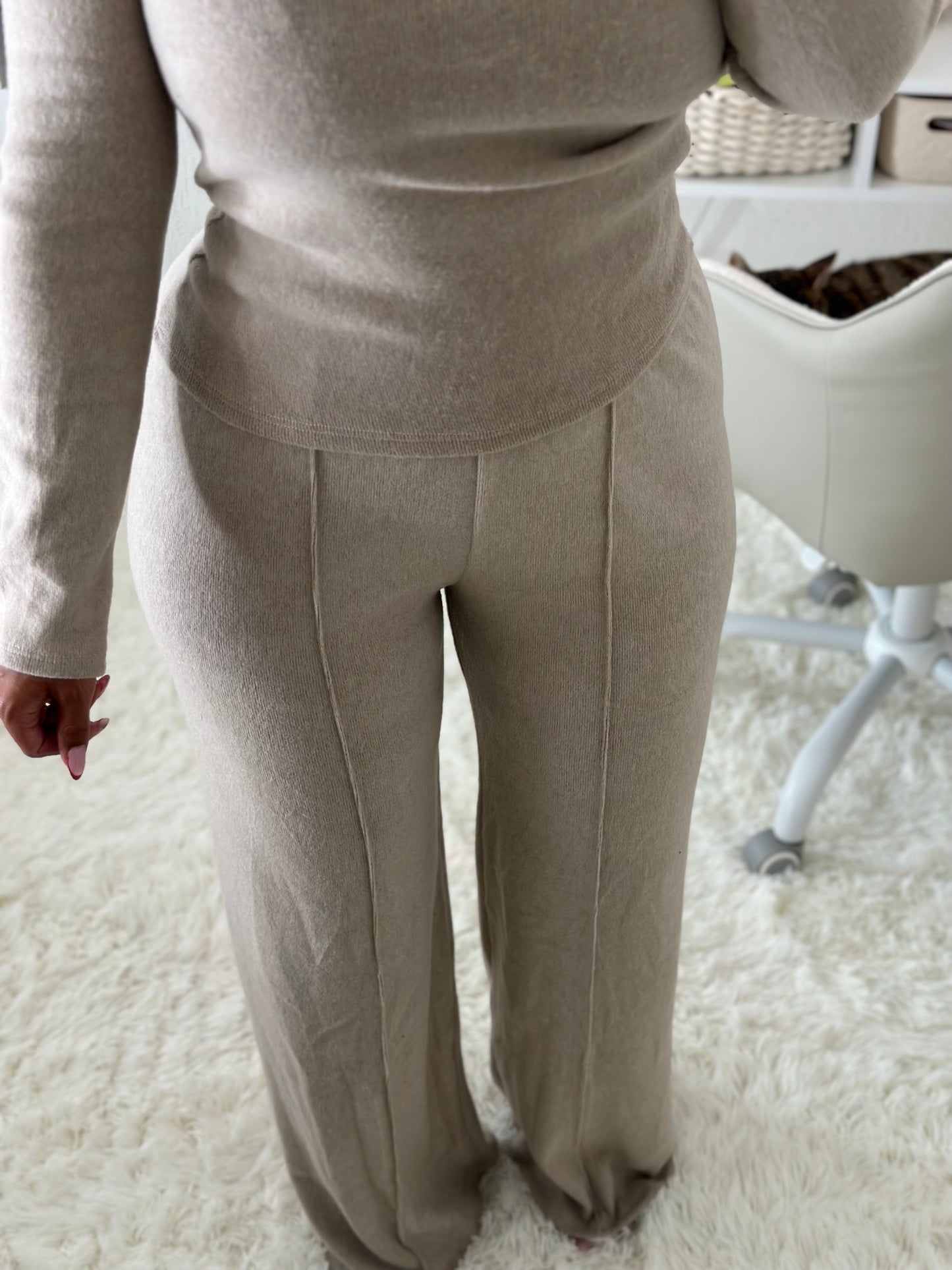 Ensemble exetnsible en laine fine CYRELLE