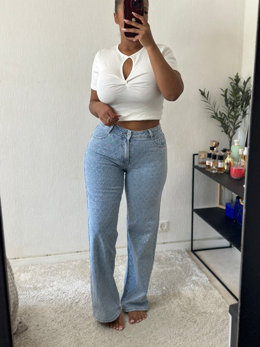 Jean a strass stretch ASHLEY