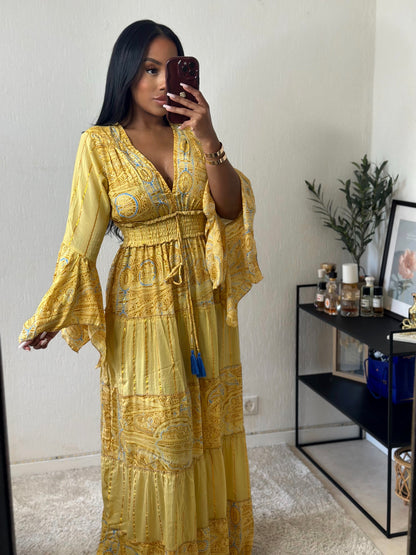 Robe AZALÉE jaune