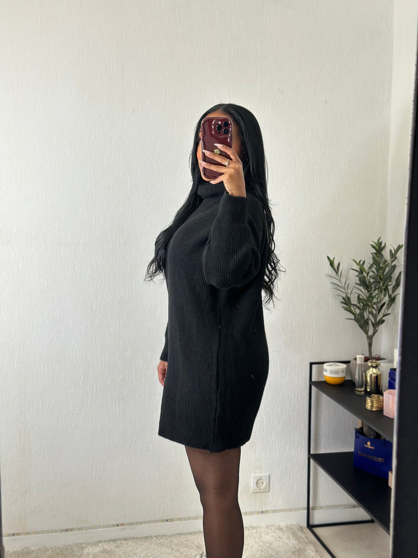 Robe pull basic noir