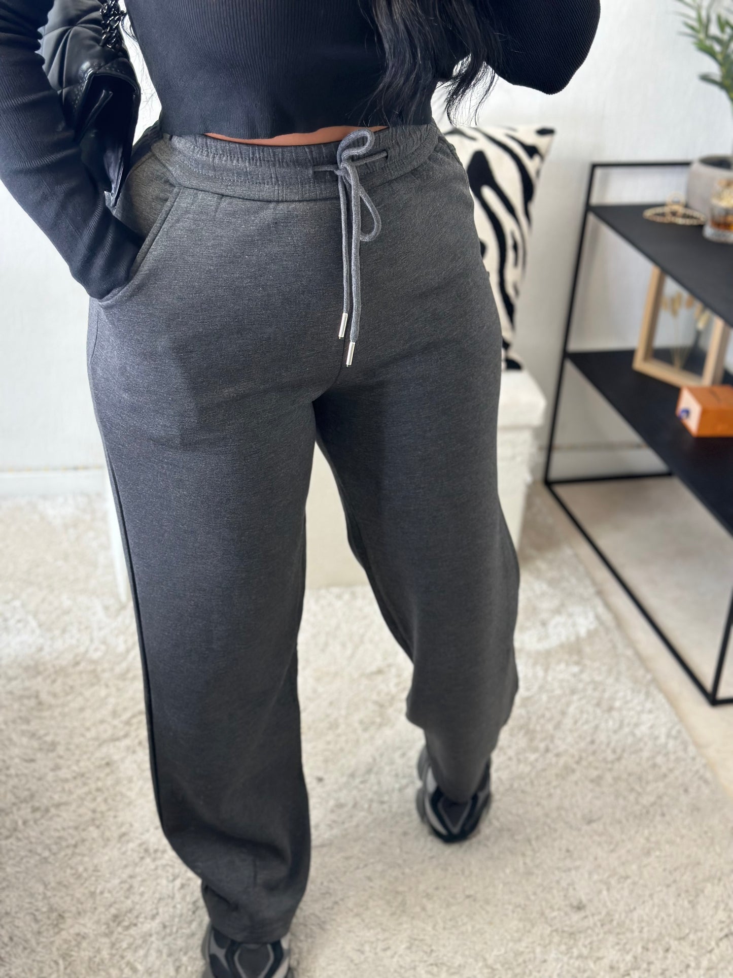 Pantalon jogging gris