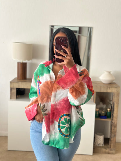 Chemise façon Lin RIO